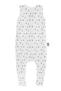 Celoročný spací vak s nohavicami Čierne bodky Sleepee