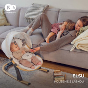 Lehátko Elsu Grey do 9 kg Kinderkraft