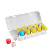 Pohybová hra pre deti Tancujúce vajíčka Haba