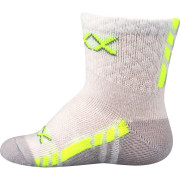 Ponožky dojčenské slabé Piusing s bavlnou biele chlapčenské (3 páry) veľ. 18-20 (12-14)