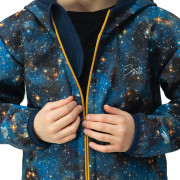 Detská softshellová bunda Duo Galaxia - modrá Esito