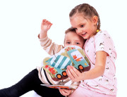 Vééľké puzzle Stavebné stroje KukiKuk