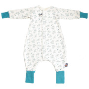 Merino spací vak s rukávmi bio korytnačky zelené nohavice