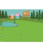 Magnetické puzzle prasiatko Peppa a jej zábava 12 dielikov