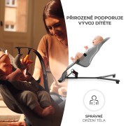 Lehátko hojdacia Mimi Grey do 9 kg Kinderkraft