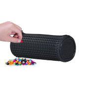 Kreatívny okrúhly peračník Čierny Pixie Crew