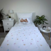 Obliečky do postieľky Macko Ribbon Baby 100 x 135, 40 x 60 cm Jerry Fabrics