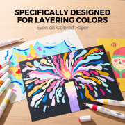 Vivid layered Fixy Umývateľné 24 ks