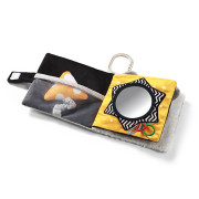 Kontrastná, senzorická textilná knižka Mouse