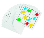 Baby sudoku logická hra drevo 25 ks Detoa