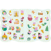 Najkrajšie vianočné omaľovánky so samolepkami Prasiatko Peppa