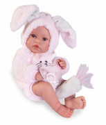 Realistická bábika bábätko s celovinylovým telom 42 cm Erika 50419 Antonio Juan