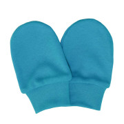 Rukavice bavlna jednofarebné tyrkysová Esito