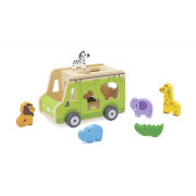 Drevená vkladačka autíčko Viga