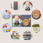 Knižka s aktivitami do auta Busy Book Taf Toys