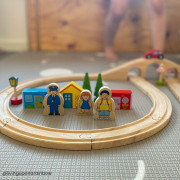 Drevená vláčikodráha osmička Bigjigs Rail