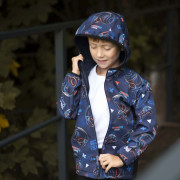 Detská softshellová bunda Duo Play and go - modrá Esito