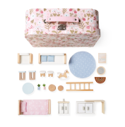 Domček pre bábiky v kufríku Obývacia izba 2Kids Toys