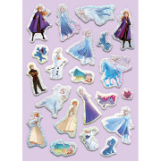 Veselé vyfarbovanie so super samolepkami Ľadové kráľovstvo