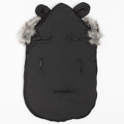 Zimný fusak New Baby Lux Fleece graphite