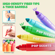 Fixy Zmývateľné s vôňou 12 ks