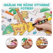 Samolepiaca omaľovánka v úlohe Dinosaury 3 m Jarmelo