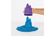 Škatuľa tekutého piesku s podložkou modrá Kinetic Sand