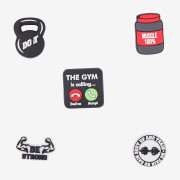 Amulety - ozdoby na topánky Amuletz No pain, no gain mix Coqui