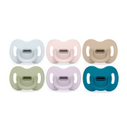 Cumlík fyziologický silikón 0-6 m SX PRO Colour Essence Suavinex