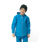 Detská softshellová bunda DUO Turquoise - tyrkysová Esito