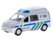 Kids Globe Traffic polícia SK 14 cm kov spätný chod na batérie svetlo a zvuk