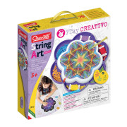 Quercetti Play Creativo String Art Mandala – kreslenie pomocou nití a kolíčkov