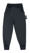 Detské Soft nohavice Black Emitex