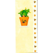 Blahoželanie Anne Geddes kaktus v oranžovom kvetináči