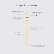 Klip na cumlík Loop Bibs