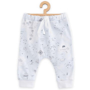 Detské bavlnené nohavice Jogger New Baby For Babies ocean