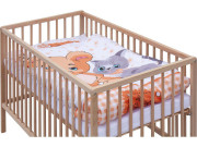 Detská postieľka s kompletnou výbavou, 120 x 60 cm, Tery Scarlett