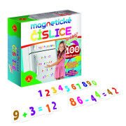 Magnetické číslice na chladničke 100 dielikov v krabici