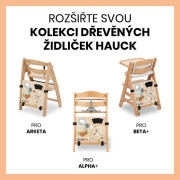 Aktivity centrum Play board na drevené stoličky Alpha+/Beta+/Arketa Hauck