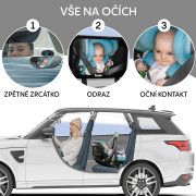 Malé spätné zrkadlo Deluxe Black Zopa