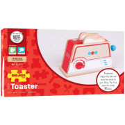 Drevený toaster s bodkami Bigjigs Toys