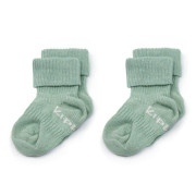 Detské ponožky Stay-on-Socks 2 páry Pale Green KipKep