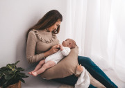 Mušelínový polohovací vankúš MiniRelax 140 cm Babymatex