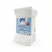 Detské plienky z biobavlny Organic 60 x 60 cm Staré časy 10 ks biele Xkko