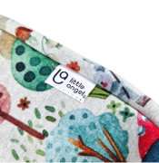 Mikina hrejivá rozopínacia béžová s muchotrávkami