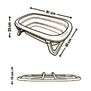 Skladacia vanička Tega Baby