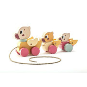 Ťahacie kačičky drevené Cubika