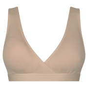 Dojčiaca podprsenka bambus Nuuma Nude s vyberateľnými vložkami + pracie vrecko Moniel