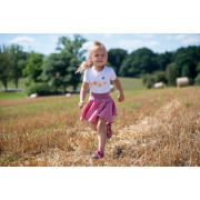 Tričko tenké KR obrázok Outlast® UV 50+ biela/kytky