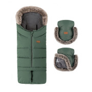 Set zimný fusak Arctic 4v1 + rukavice na kočík Furry Petite & Mars